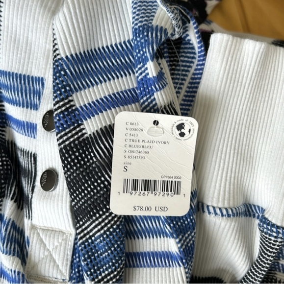 Free People Rally Plaid Ribbed - Picture 8 of 8